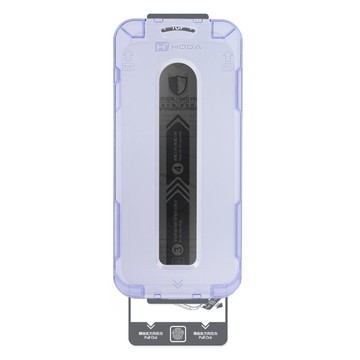 HODA 好貼 2.5D滿版黑防窺無塵太空艙Lite貼膜  iPhone 16 Pro Max  1個