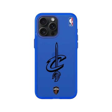 iPhone 15 Pro Max Clear 激光藍 - NBA - B&W-克里夫蘭騎士 Cleveland Cavaliers B&W