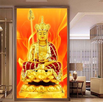 十字繡地藏王菩薩新款線繡客廳供奉佛像簡單手工diy鉆石畫5d