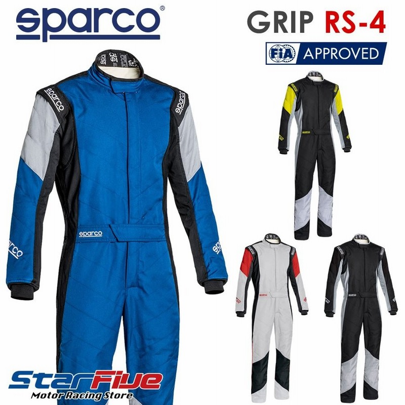 スパルコ レーシングスーツ 4輪用 Grip Rs 4 グリップ Fia00公認 Sparco 生産終了モデル 通販 Lineポイント最大0 5 Get Lineショッピング