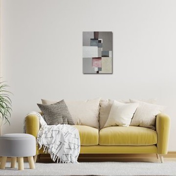 御畫房 當代國家級展覽畫家 抽象系列手繪油畫70×100cm(DB-144)