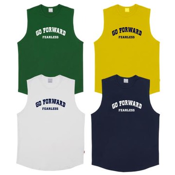 GO FORWARD 勵志健身籃球運動加大碼潮牌456XL背心街舞嘻哈打底衫