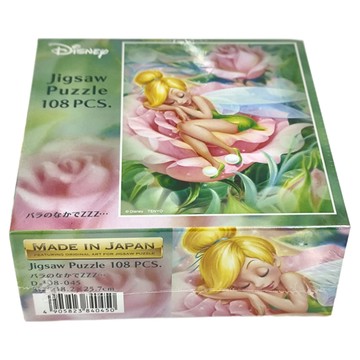 Tenyo小精靈拼圖 108片 尺寸約25.7x18.2CM 6歲以上適用 日本製  玫瑰花叢 多色  1盒