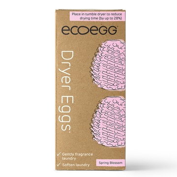 ECOEGG 乾衣機專用環保柔衣蛋(2入/粉藍柔軟舒棉)