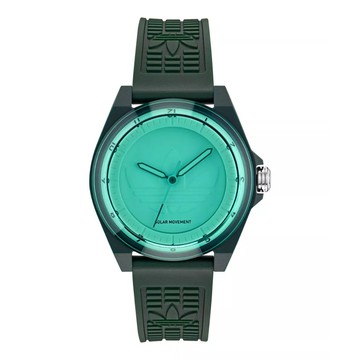 【ADIDAS 愛迪達】Project Four Solar 樹脂錶帶_AOST25527_綠色_41mm