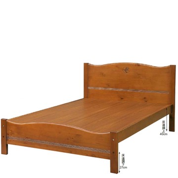 AS DESIGN 雅司家具-亞理沙6尺雙人床架-184*194*96cm