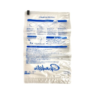 Gamakatsu 衣物用壓縮袋 GM-2505 透明  S(42 x 30cm)  3枚  1個