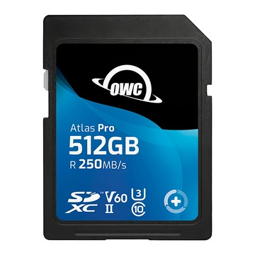 OWC Atlas Pro SD 記憶卡 SDXC UHS-II V60  512GB  1個