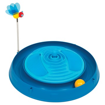 Catit 嘿卡堤 小蜜蜂軌道球 貓玩具 含貓薄荷  藍色  1個