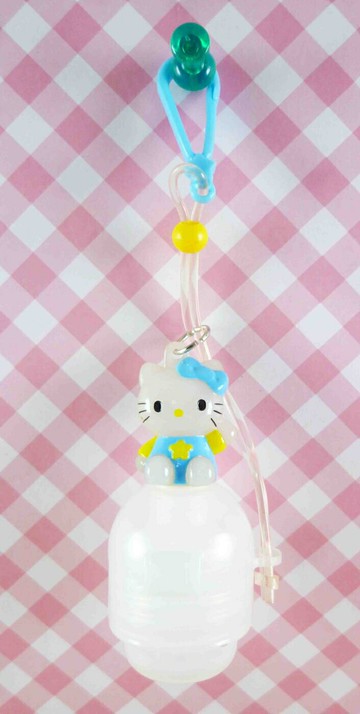 【震撼精品百貨】Hello Kitty 凱蒂貓 HELLO KITTY瓶蓋附繩-藍 震撼日式精品百貨