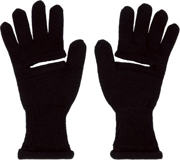 ISSEY MIYAKE 黑色 Chunky Wool ACC 手套