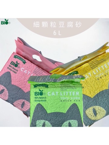 【培菓幸福寵物專營店】Bio Cat細顆粒豆腐貓砂 6L 細顆粒2.0mm 凝結力強 可沖馬桶(超取限兩包)