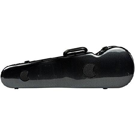 Bam High Tech Contoured Violin Case Carbon Black