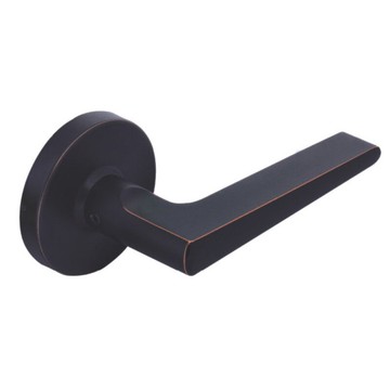 加安水平鎖LA2X70G 浴廁鎖 圓套盤 古紅銅 無鑰匙 內側為按鈕 門厚30~42mm 鎖閂長度60mm