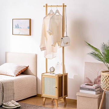 HappyLife 楠竹多功能衣帽架 Y12547