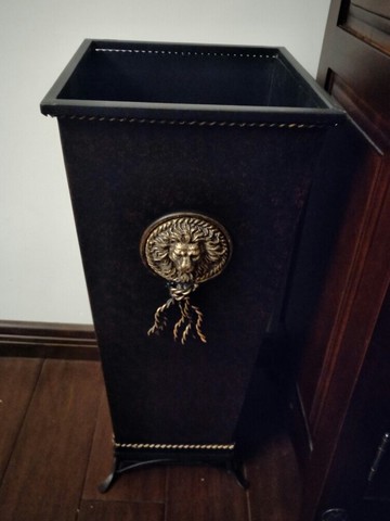 美式雨傘收納架　家用傘桶裝飾桶　復古鐵藝傘架工業高檔落地擺件