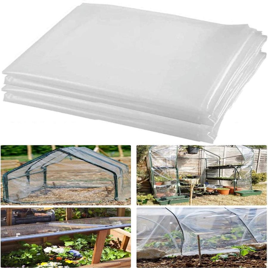 Baoz Mil UV Resistant Polythene Sheeting Greenhouse Plastic Film Cover fo