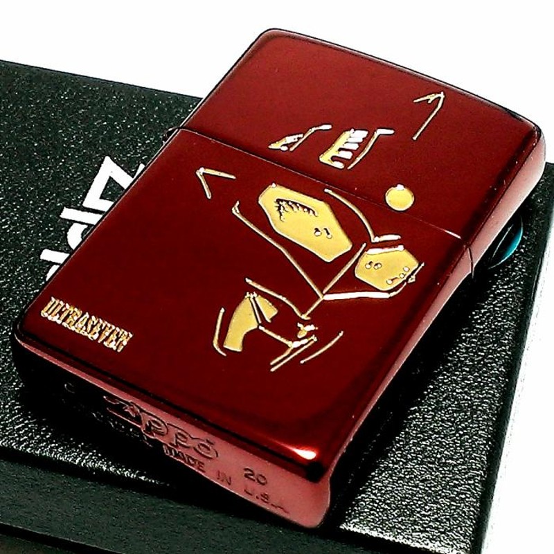 ZIPPO ZIPPO ライター ウルトラセブン ジッポ ワインレッド ウルトラマン かっこいい 赤 おしゃれ 円谷プロ メンズ ギフト プレゼント