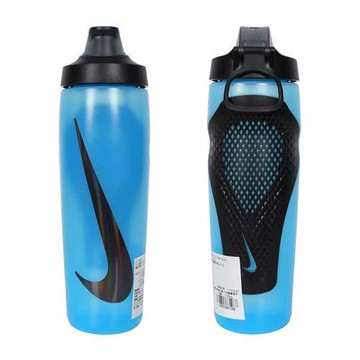 【NIKE】REFUEL 瓶蓋擠壓水壺 24 OZ-慢跑 登山 單車