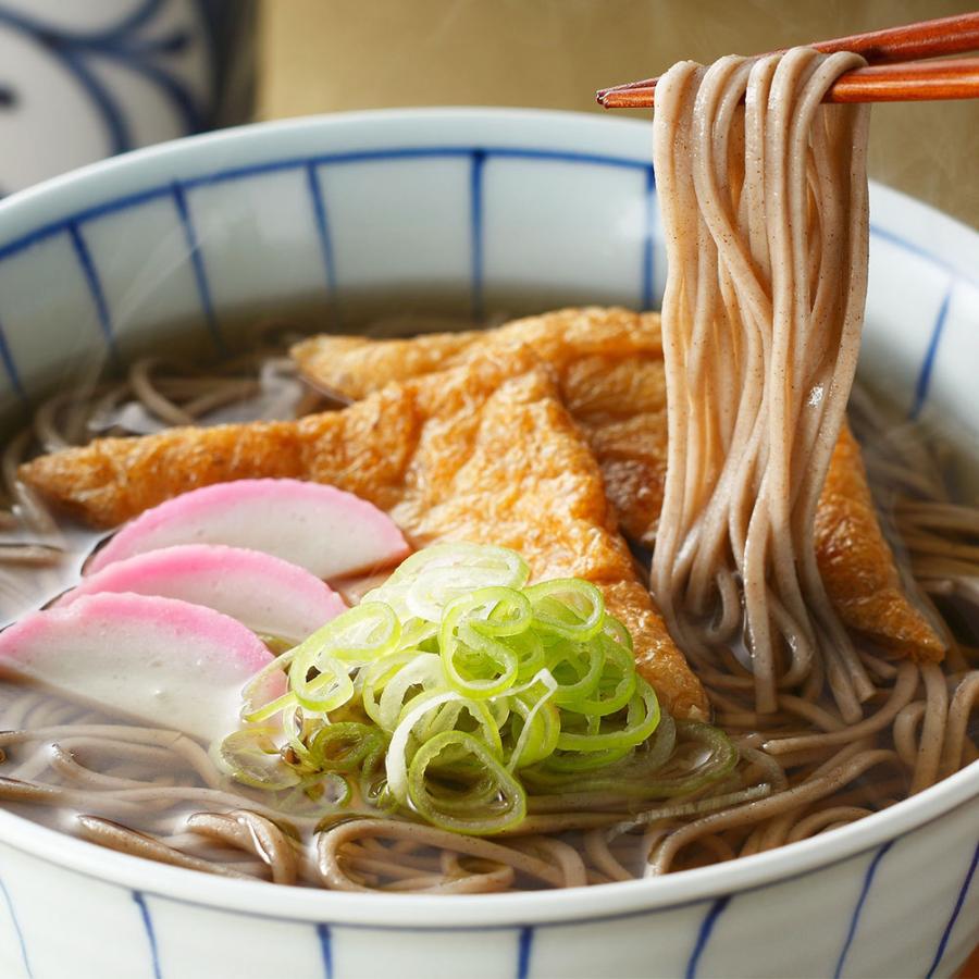 そば 蕎麦 半生 善光寺そば 4人前 つゆ付