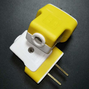 1.6厚純銅二極電源插頭 16A 二級電源插頭 轉動式插頭 電插插頭 2P插頭【6276】 123便利屋