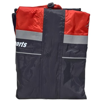 Moto cap 鈦鴻 M203 加強安全反光運動風雨衣  4XL  紅色