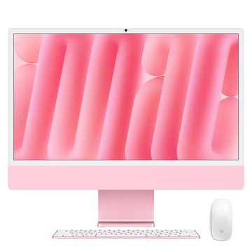 Apple iMac 24吋 M4 8核心GPU 原廠保固  粉紅色  MWUG3TA/A  256GB  16GB  MAC OS
