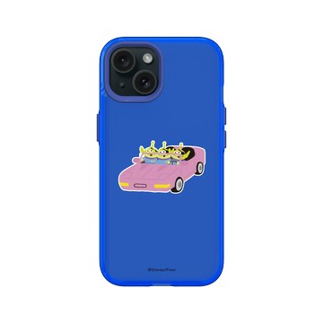 iPhone 15 Clear 激光藍 - 迪士尼-玩具總動員 Toy Story - 三眼怪兜風