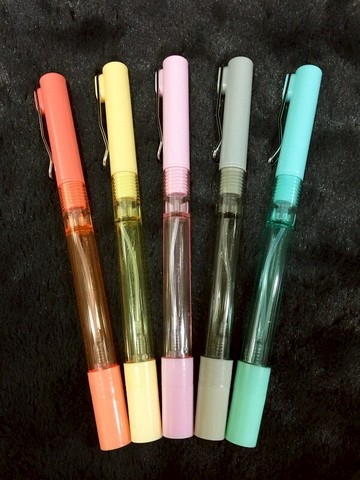 ［限時特價］防疫噴霧筆3支組／3色隨機搭／隨身攜帶／金屬筆夾