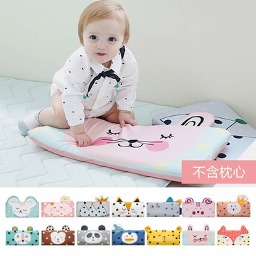 韓國 Bonitabebe - 枕套-三段式可調高兒童透氣枕用-點點小兔 (59*29公分)