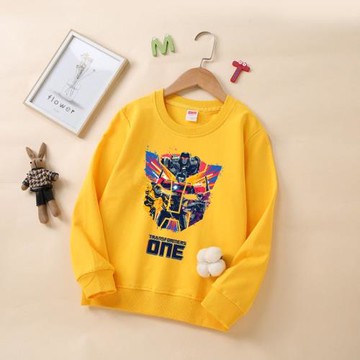 變形金剛：起源周邊長袖秋冬男女兒童初始Transformers One衛衣棉