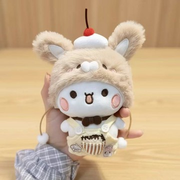 【小悅居】一二布布毛絨玩偶鑰匙扣可愛卡通情侶掛件萌系毛絨玩具公仔娃禮物網紅同款、熱門單品 人氣好物