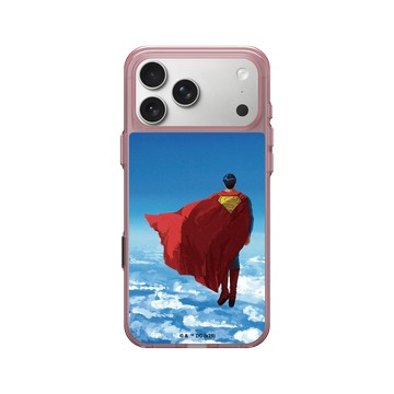iPhone 17 Pro Max Clear (相機按鈕) 晶醺玫 - Superman - Superman-蒼穹之上
