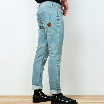 鬼洗 BLUE WAY 經典鬼洗-鬼洗流柔道窄直筒褲