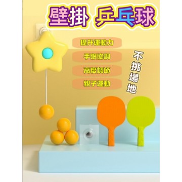 壁掛乒乓球 乒乓球 乒乓球練習器 兵乓球訓練器 兒童乒乓球訓練 桌球訓練器 懸掛桌球 練球器 交換禮物