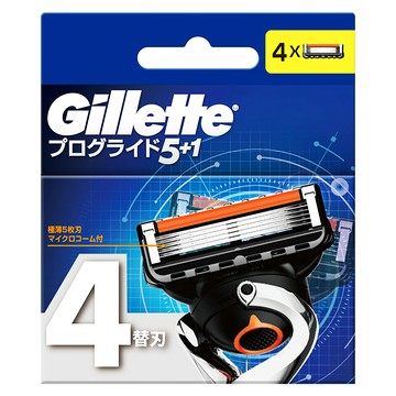 Gillette 吉列 台灣公司貨 Proglide無感系列 刮鬍刀頭  4入  1盒