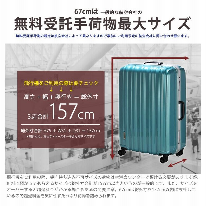 キャリーケースL trip flash B1116T Siffler スーツケース キャリーケース キャリーバッグ 旅行用品
