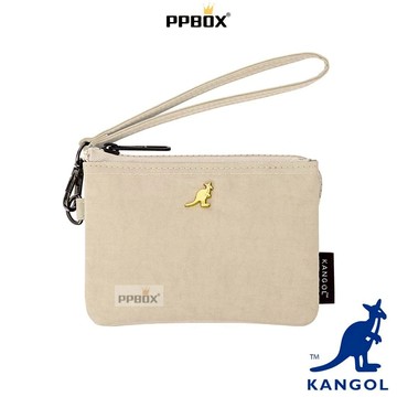 KANGOL 袋鼠 零錢包 【61251785】錢包 三層 皮夾 短夾 防潑水 防水 多夾層 手拿包 女包 交換禮物