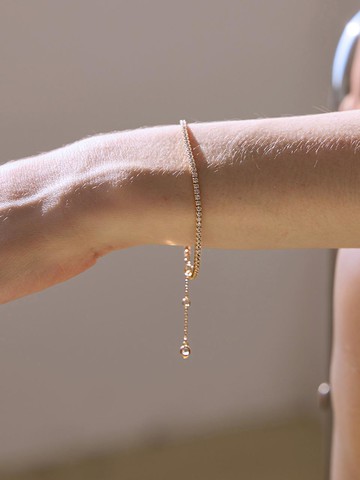 Sterling Silver 925 Brill Classic Chain Bracelet