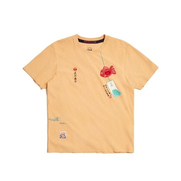 江戶勝｜男裝｜經典小魚風鈴短袖T恤