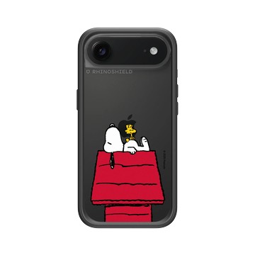 iPhone Air Mod NX -邊框背蓋組合 (相機按鈕) 黑 - 史努比 Snoopy - Snoopy的慵懶時光