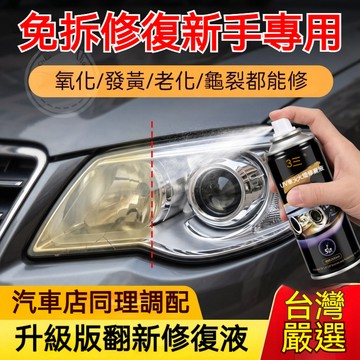 【台灣出貨】大燈修復液 車燈修復液 大燈還原劑 大燈拋光劑 大燈修復劑 大燈鍍膜劑 燈殼還原劑 車燈拋光 車燈翻新