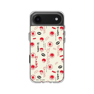 iPhone Air Clear Case（相機按鈕） 透明 - Batman 蝙蝠俠 - 復古Pattern