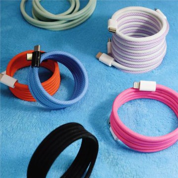 全磁吸時尚快充TypeC編織手機iPad平板MacBook車載充電數據線適用蘋果iPhone15安卓禮品