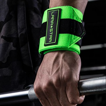 勞拉之星LS0665杠鈴啞鈴臥推男女健身護腕加厚保護強支撐助力腕帶