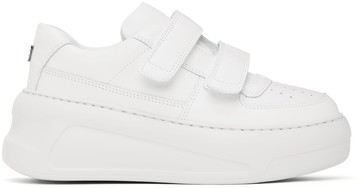Acne Studios 白色 Velcro Strap Platform 运动鞋