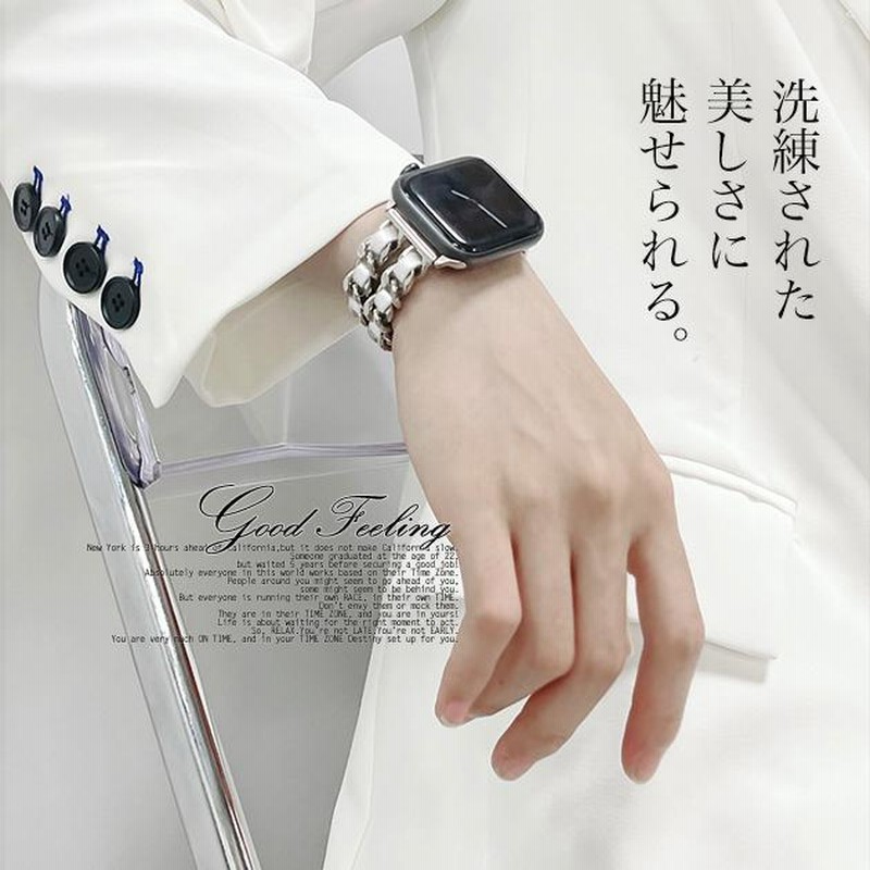 アップルウォッチ バンド Apple Watch SE 8 7 44mm 40mm 女性 バンド 