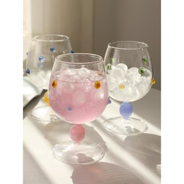 歐式玻璃杯葡萄酒香檳杯甜酒杯波爾多紅酒杯家用創意矮腳起泡酒杯