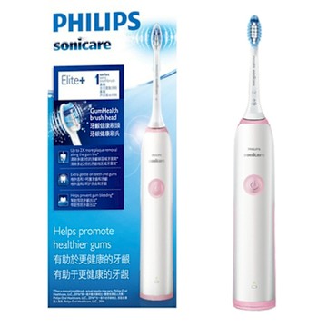 Philips飛利浦 聲波震動電動牙刷HX3226 粉色