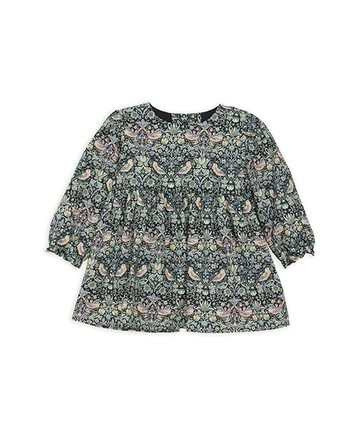 Liberty長袖洋裝(午夜藍)68cm